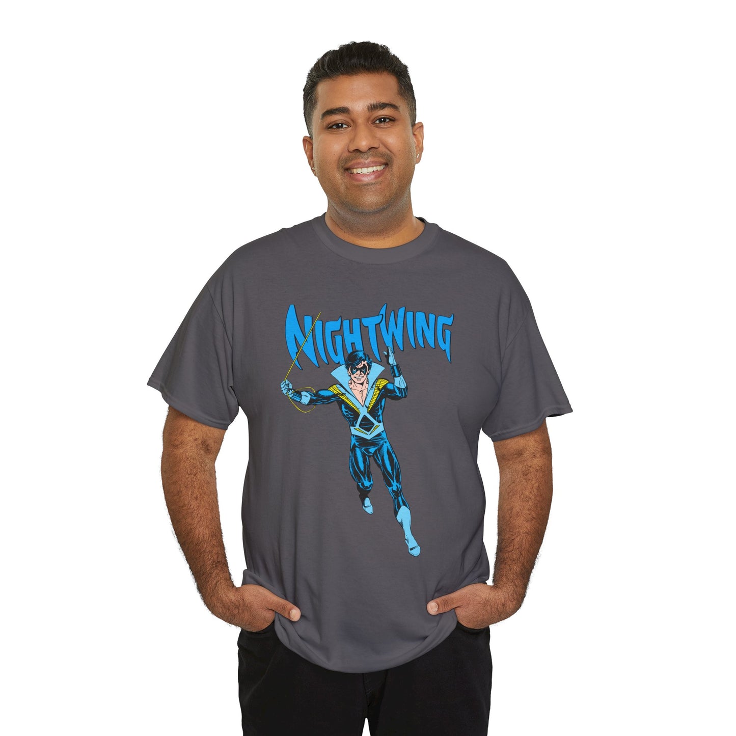 Nightwing T-Shirt - George Perez Art - New Teen Titans, Dick Grayson - DC Comics - Batman's Former Sidekick, Titans Leader