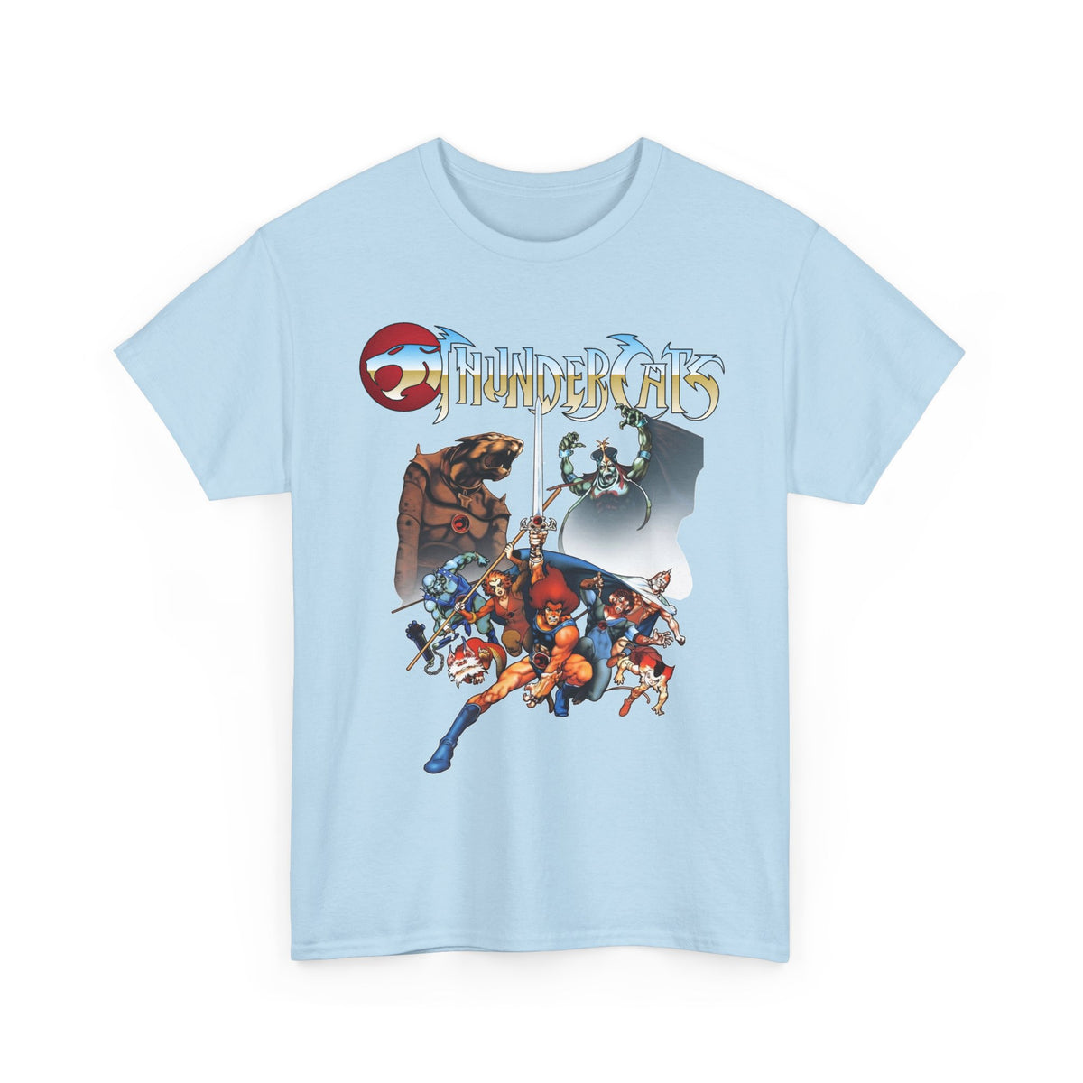 Thundercats T-Shirt - Lion-O, Panthro, Cheetara, Tygra, Snarf, WilyKit and WilyKat, Mumm-Ra