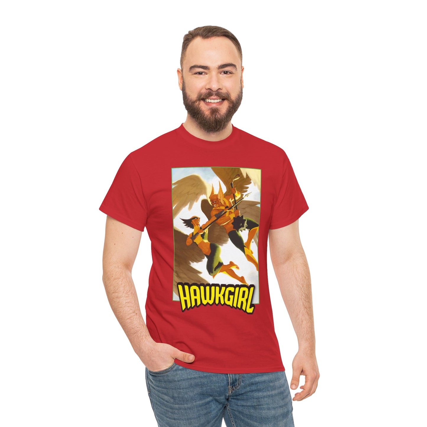 Hawkgirl T-Shirt - David Talaski Art - With Hawkman - DC Comics