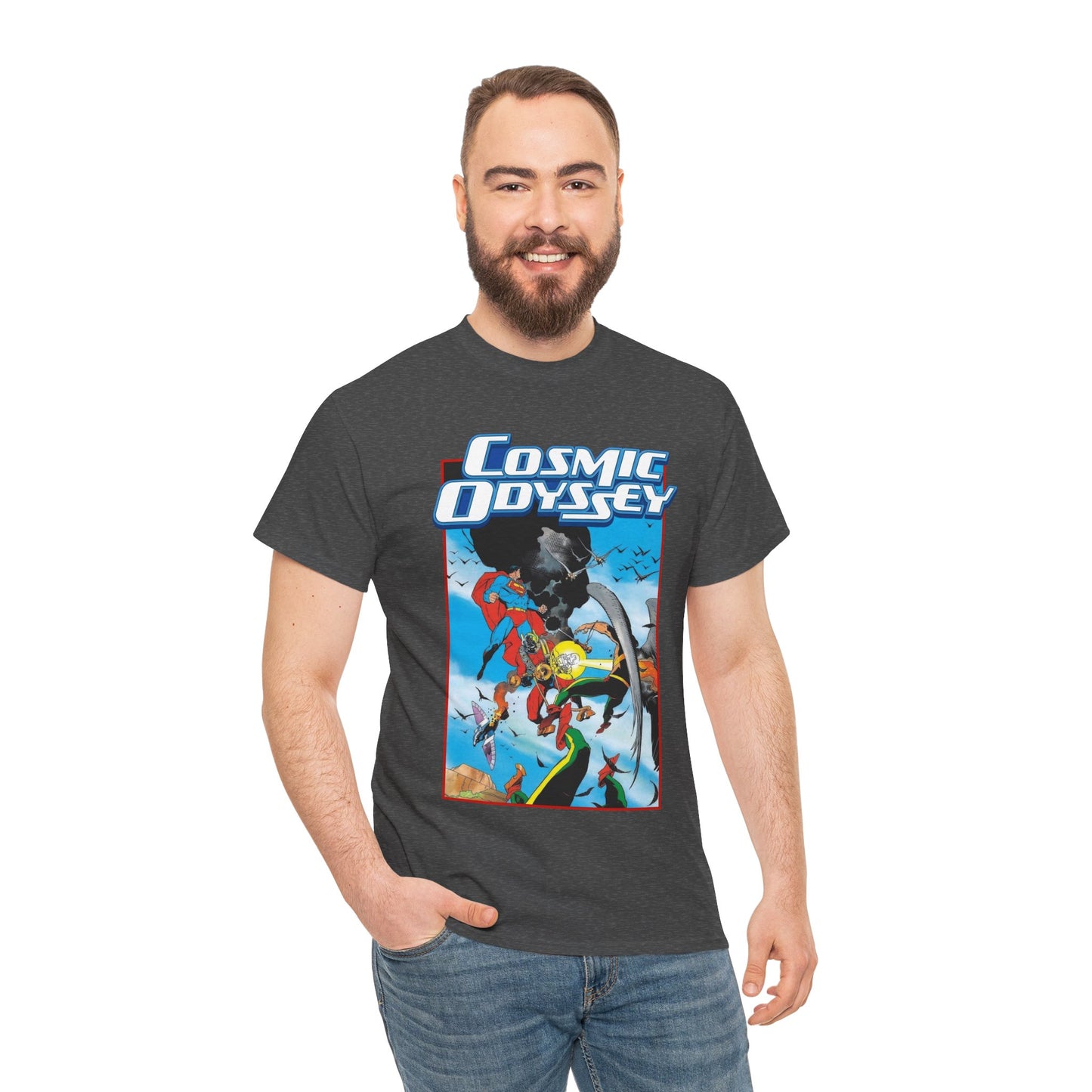 Cosmic Odyssey T-Shirt - Mike Mignola Art - Superman, Orion - DC Comics