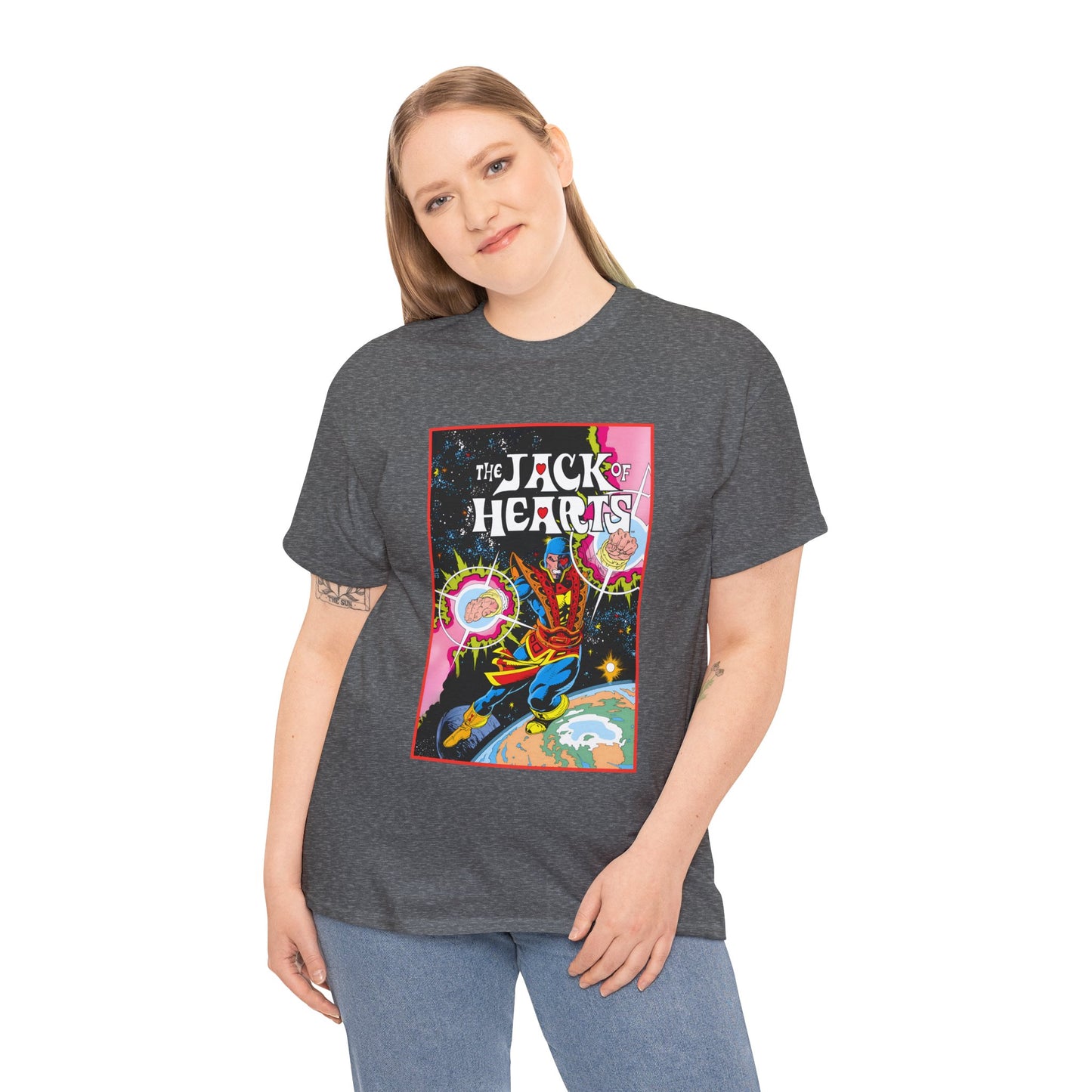 Jack of Hearts T-Shirt - Marvel Comics - Avengers Member - She-Hulk Beau - Zero Fluid - Popular 80s Character