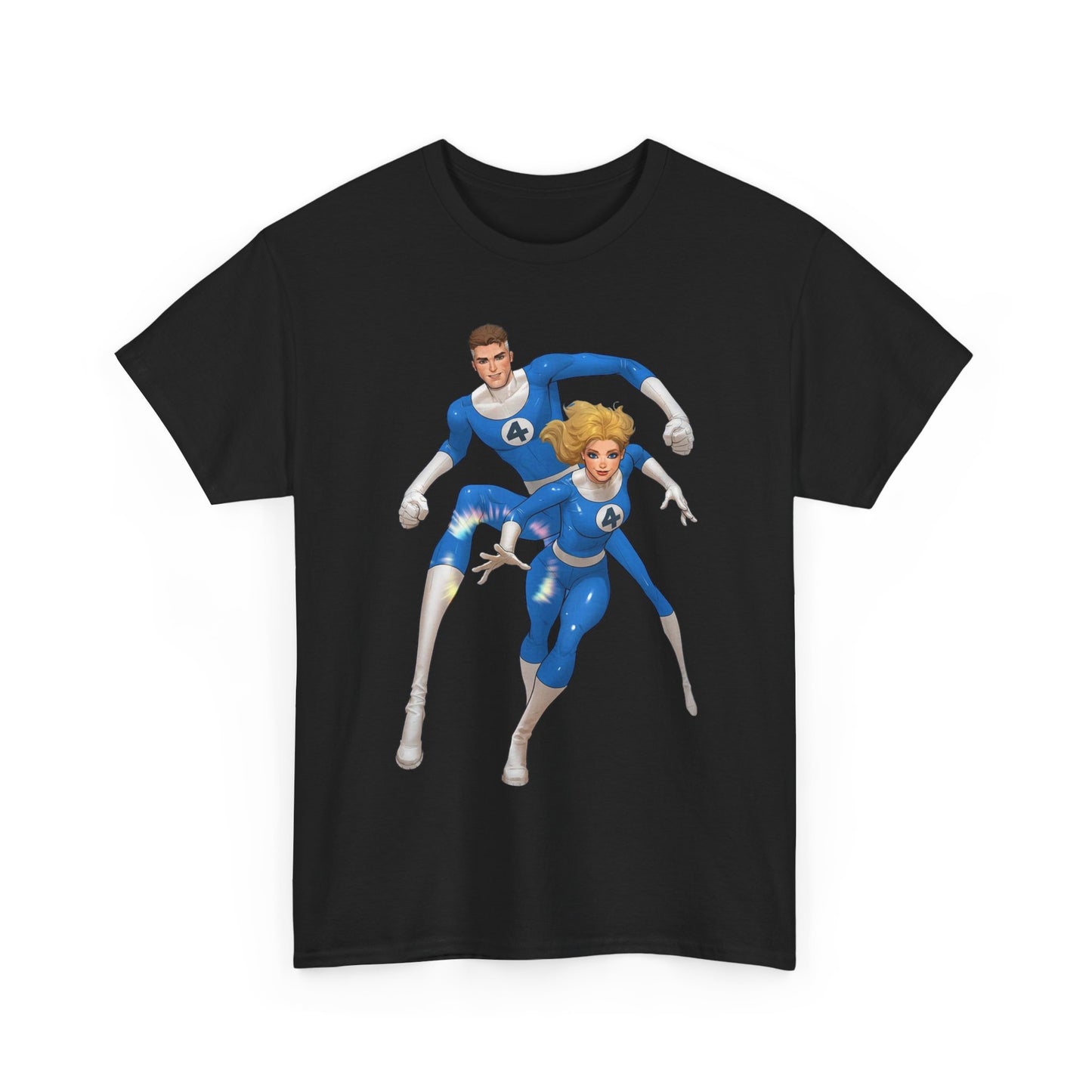 Mr. Fantastic & Invisible Woman T-Shirt - David Nakayama Art - Fantastic Four - Marvel Comics