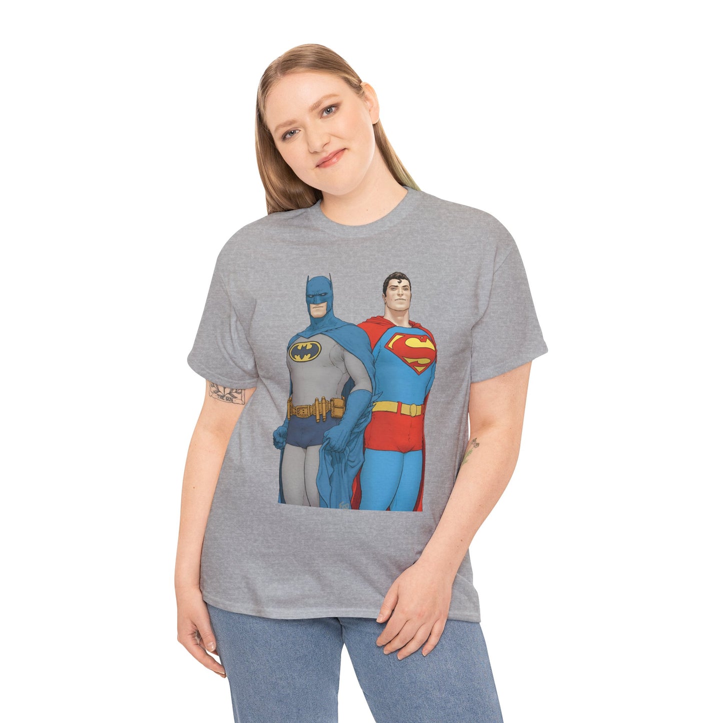 Batman & Superman T-Shirt - Frank Quitely Art - World's Finest Variant Cover Art - DC Comics