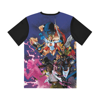 JSA #50 All Over Print Tee (Polyester) - Carlos Pacheco Art - DC Comics