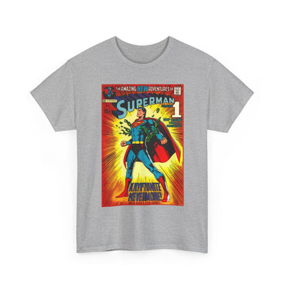 Superman #233 T-Shirt - Neal Adams Art - Kryptonite No More - Classic Bronze Age Cover - DC Comics