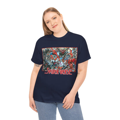 Spider-Verse T-Shirt - Arthur Adams Art - Spider-Man, Venom, Spider-Man 2099, Miles Morales, Spider-Woman - Marvel Comics