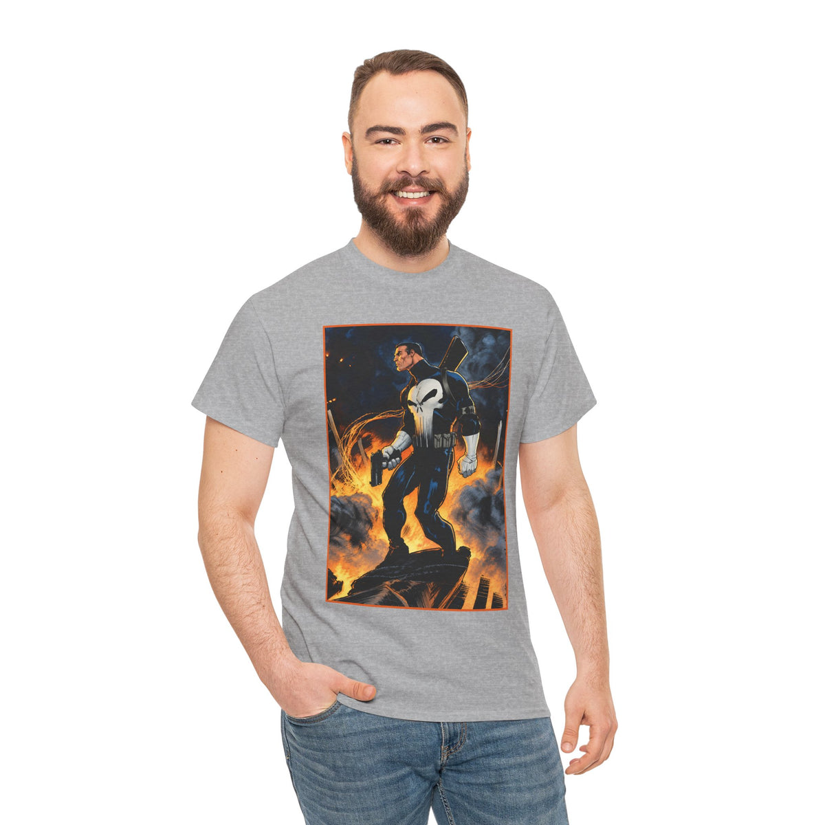 Punisher T-Shirt - Larry Stroman Art - Marvel Comics