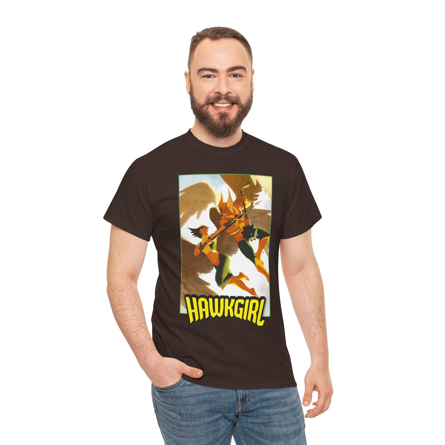 Hawkgirl T-Shirt - David Talaski Art - With Hawkman - DC Comics