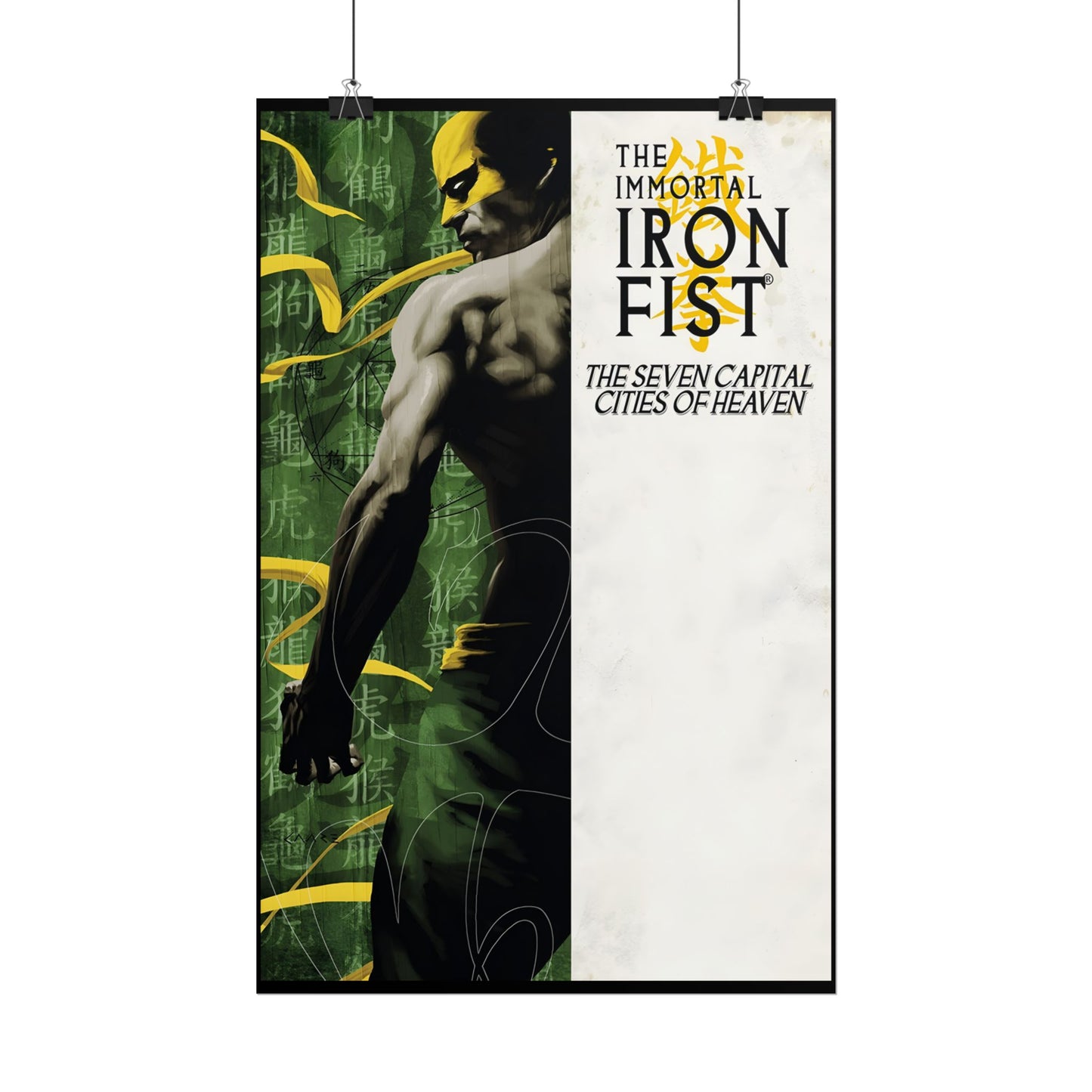 Immortal Iron Fist Rolled Poster - Kaare Andrews Art - Marvel Comics - Multiple Sizes Up to 24"x36"