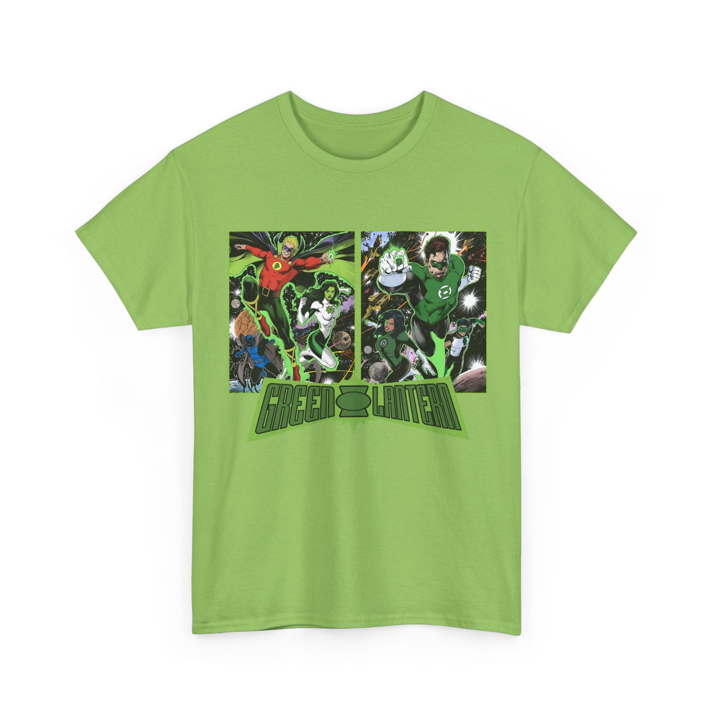 Green Lantern T-Shirt - Alan Scott, Jade, Obsidian, Hal Jordan, Jessica Cruz, Kyle Rayner - The Corps - DC Comics