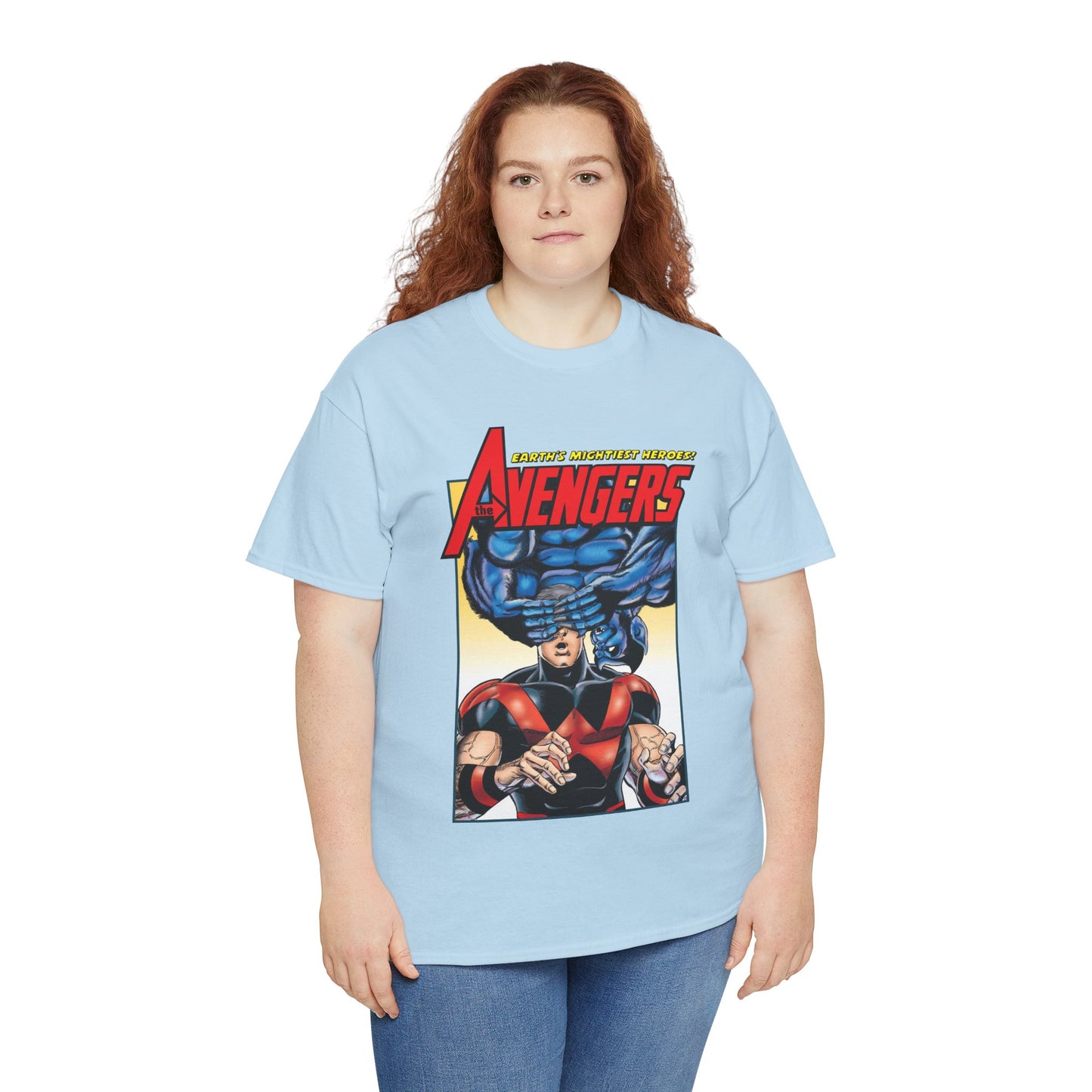 Avengers T-Shirt - George Perez Art - Wonder Man & Beast (Simon Williams & Hank McCoy) - Marvel Comics