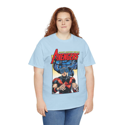 Avengers T-Shirt - George Perez Art - Wonder Man & Beast (Simon Williams & Hank McCoy) - Marvel Comics