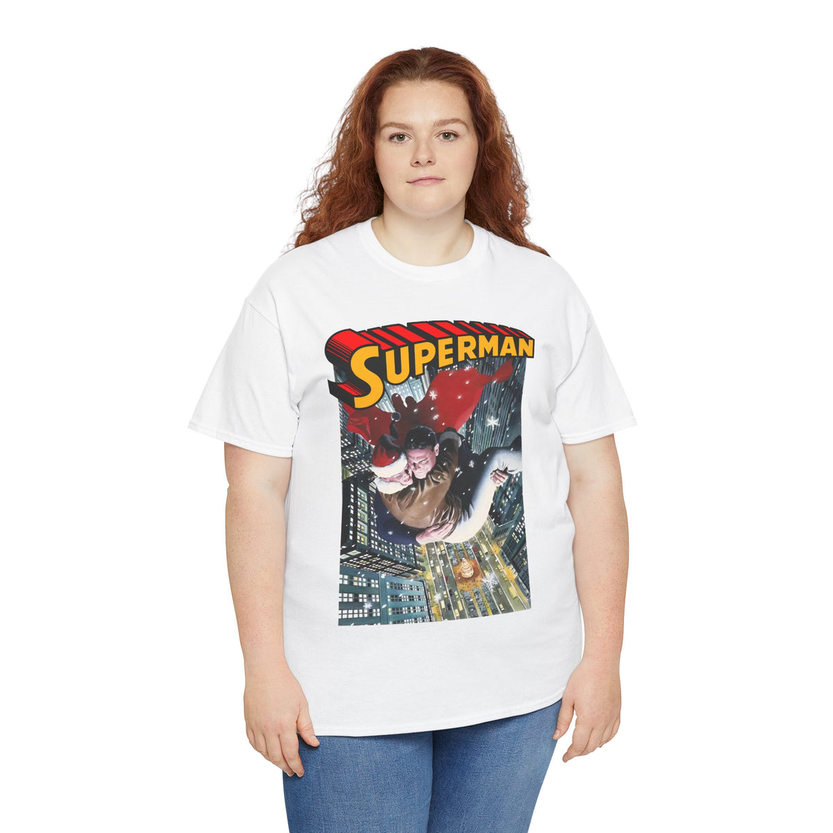 Superman Christmas T-Shirt - Alex Ross Art - DC Comics