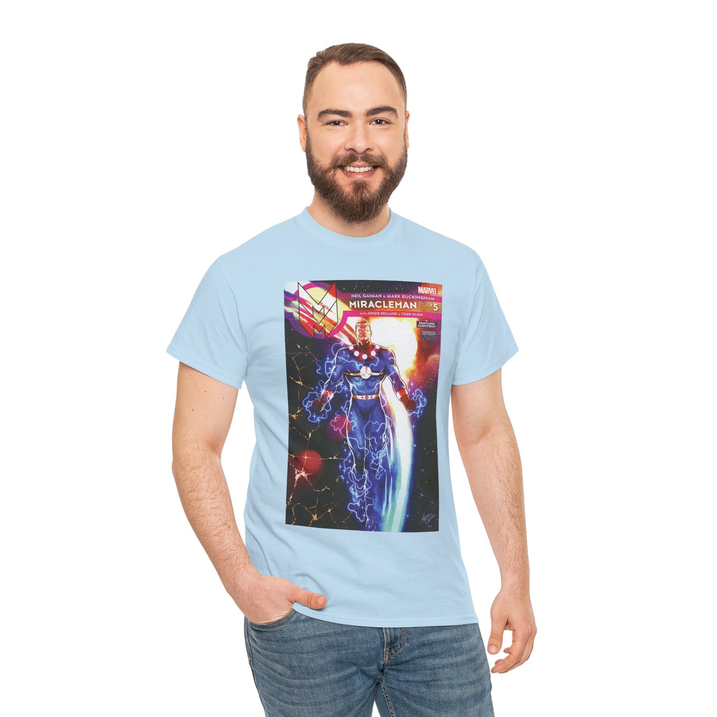 Miracleman #5 T-Shirt - Martin Coccolo Art - Marvel Comics