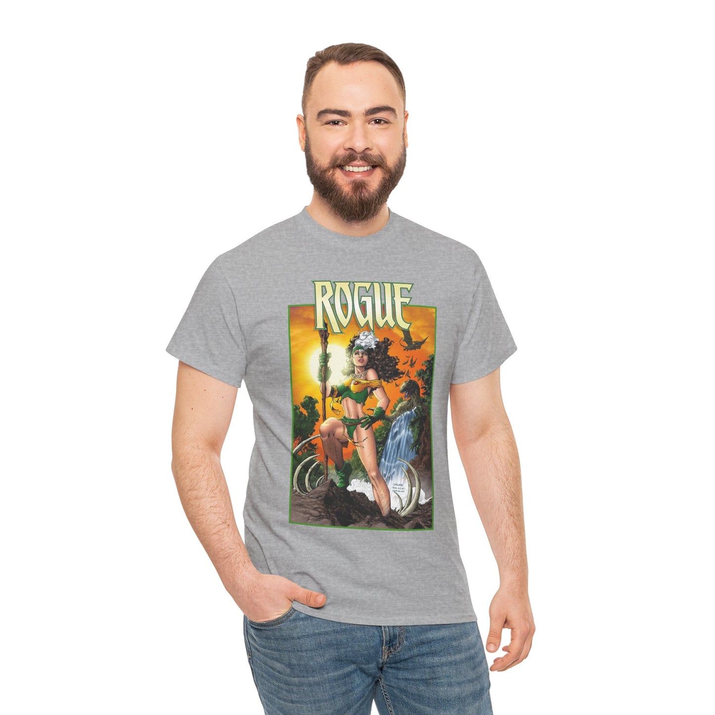 Rogue T-Shirt - Jim Lee Art - X-Men Mutant Member & Leader - Savage Land - 1990s Story - Marvel Comics