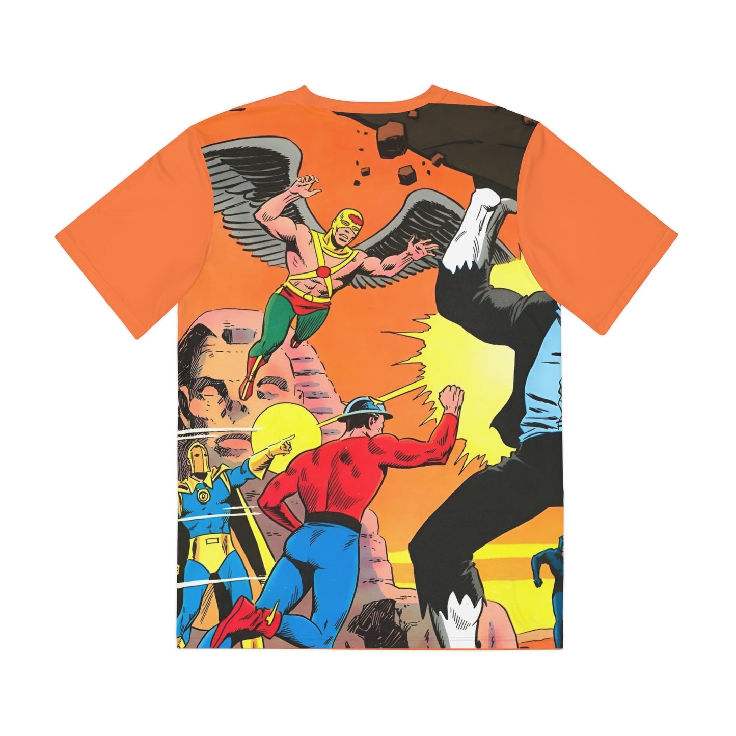 Justice Society of America All Over Print Tee (Polyester) - Wally Wood Art - DC Comics