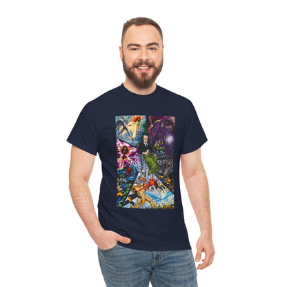 Professor X T-Shirt - John Byrne Art - Charles Xavier, X-Men Founder - Dark Phoenix, Cyclops, Sentinels - Marvel Comics