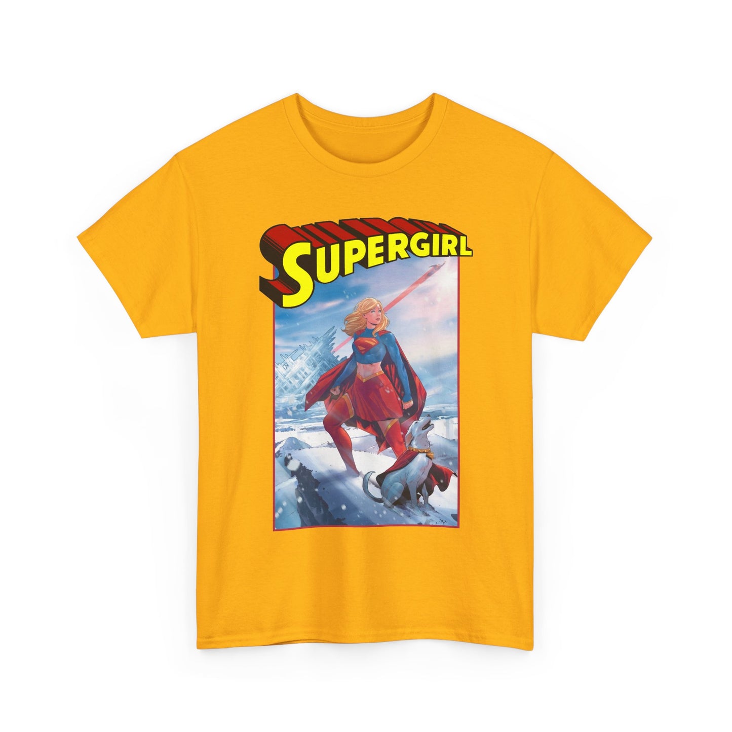 Supergirl & Krypto T-Shirt - Lucas Meyer Art - New 2026 Movie with Milly Alcock - DC Comics