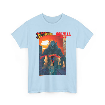 Superman Vs Godzilla T-Shirt - DC Comics - Man of Steel Vs the King of the Monsters