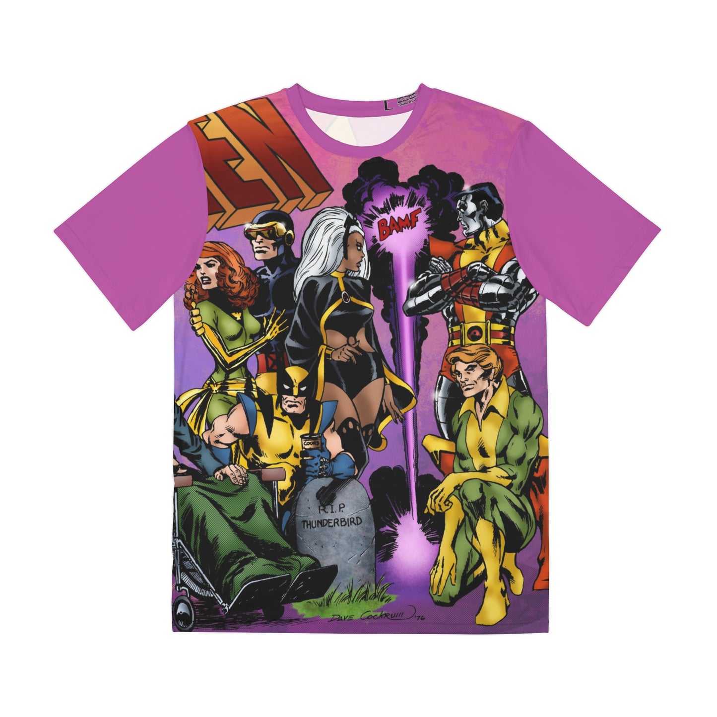 X-Men Old & New All Over Print Tee (Polyester) - Dave Cockrum Art - Marvel Comics