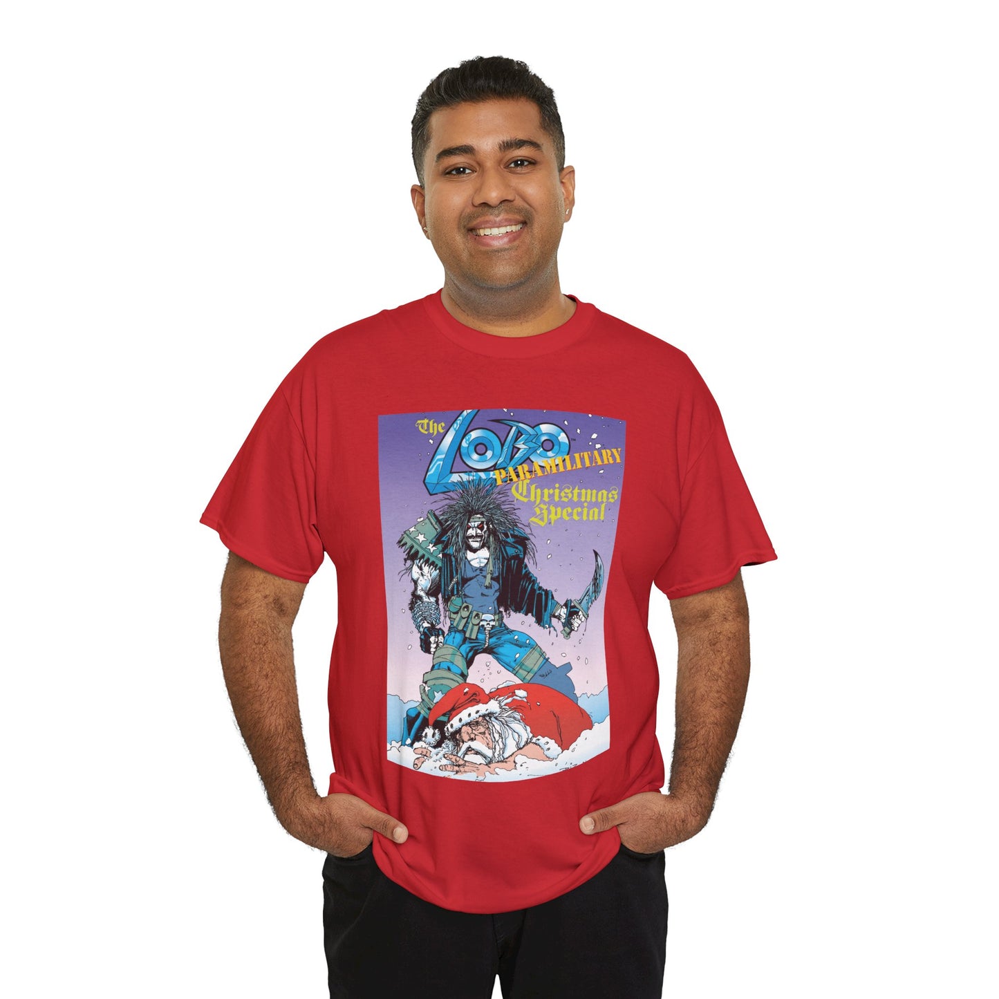 Lobo Paramilitary Christmas Special T-Shirt - Simon Bisley Art - DC Comics