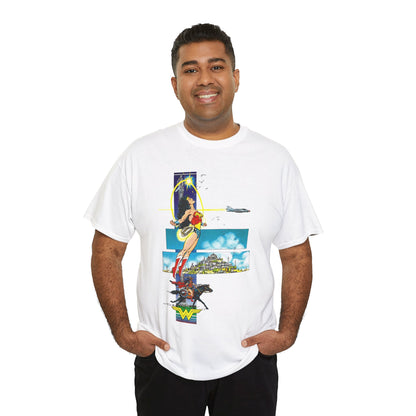 Wonder Woman T-Shirt - George Perez Art - From History of the DC Universe Series - Themyscira - DC Comics