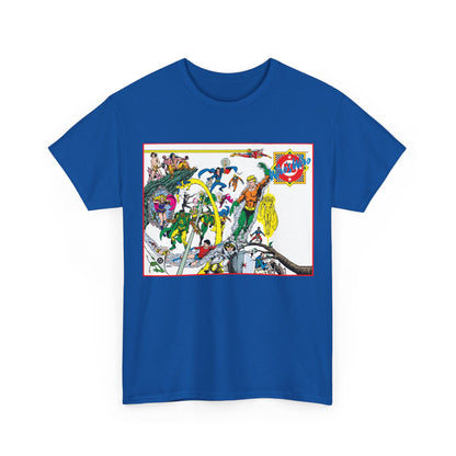 Who's Who in the DC Universe T-Shirt - George Perez Art - #1 Cover - Aquaman, Arion, Amazing Man, Amethyst - DC Comics