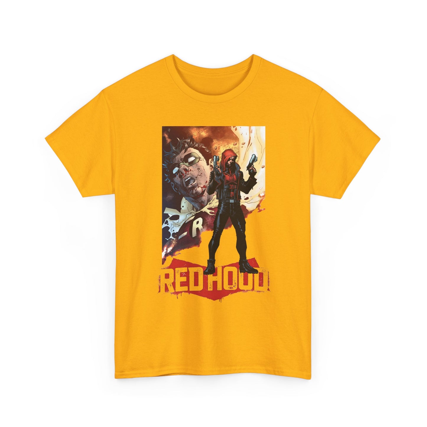 Red Hood T-Shirt - Jim Lee Art - Jason Todd, Batman Sidekick - Gotham Hero - DC Comics