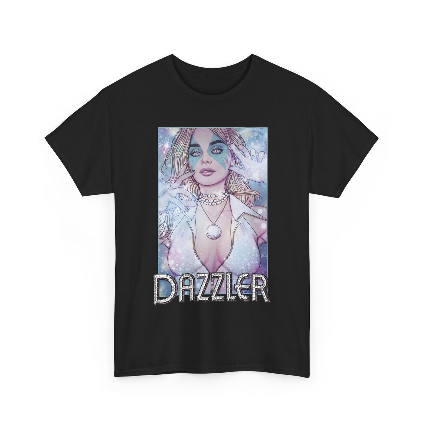 Dazzler T-Shirt - Jenny Frison Art - X-Men Member, Pop Star Mutant - Alison Blaire - Marvel Comics