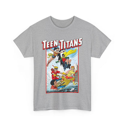 Teen Titans T-Shirt - John Byrne Art - Robin, Wonder Girl, Kid Flash, Speedy, Aqualad - DC Comics
