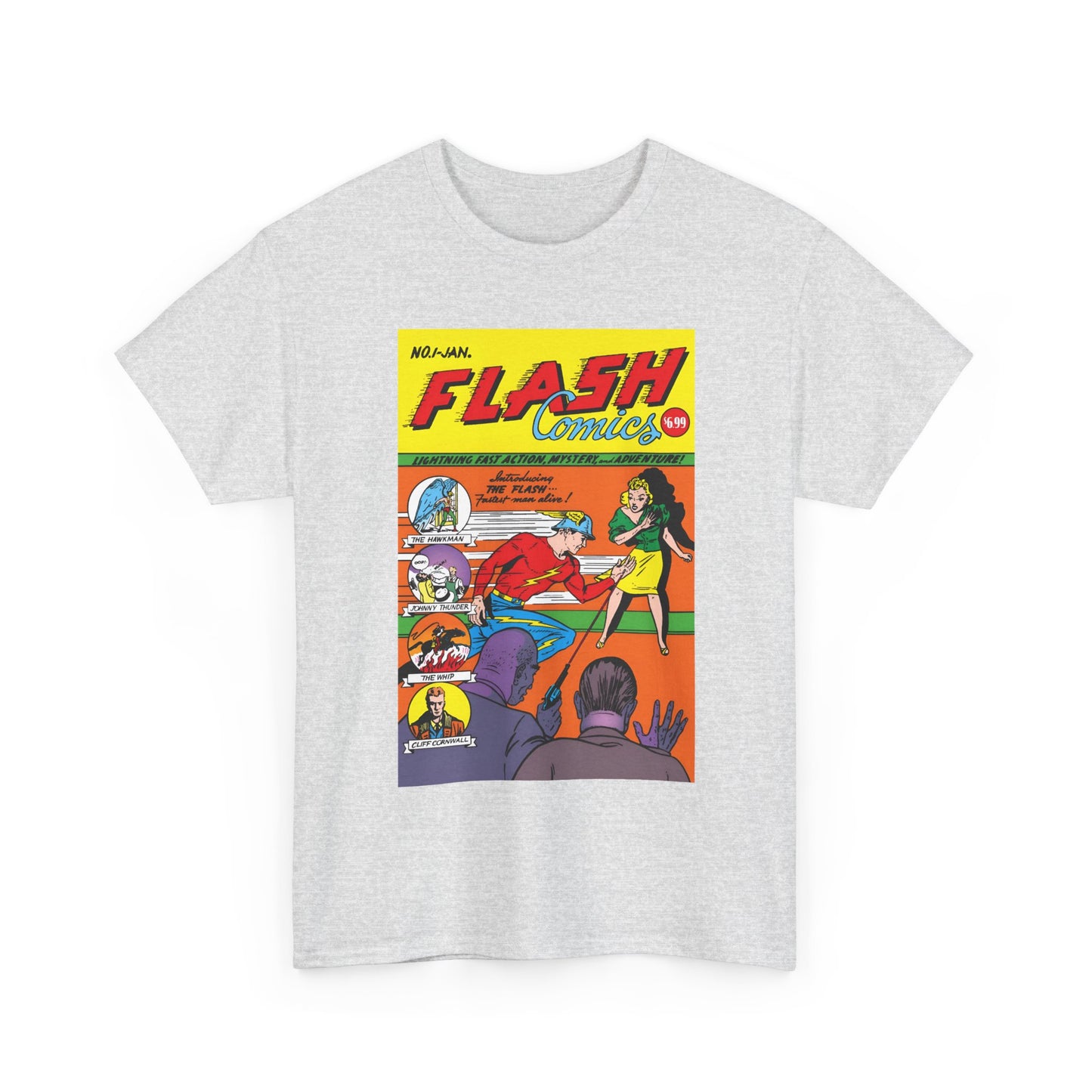 Flash Comics #1 T-Shirt - Jay Garrick, Golden Age Flash - JSA Member - DC Comics
