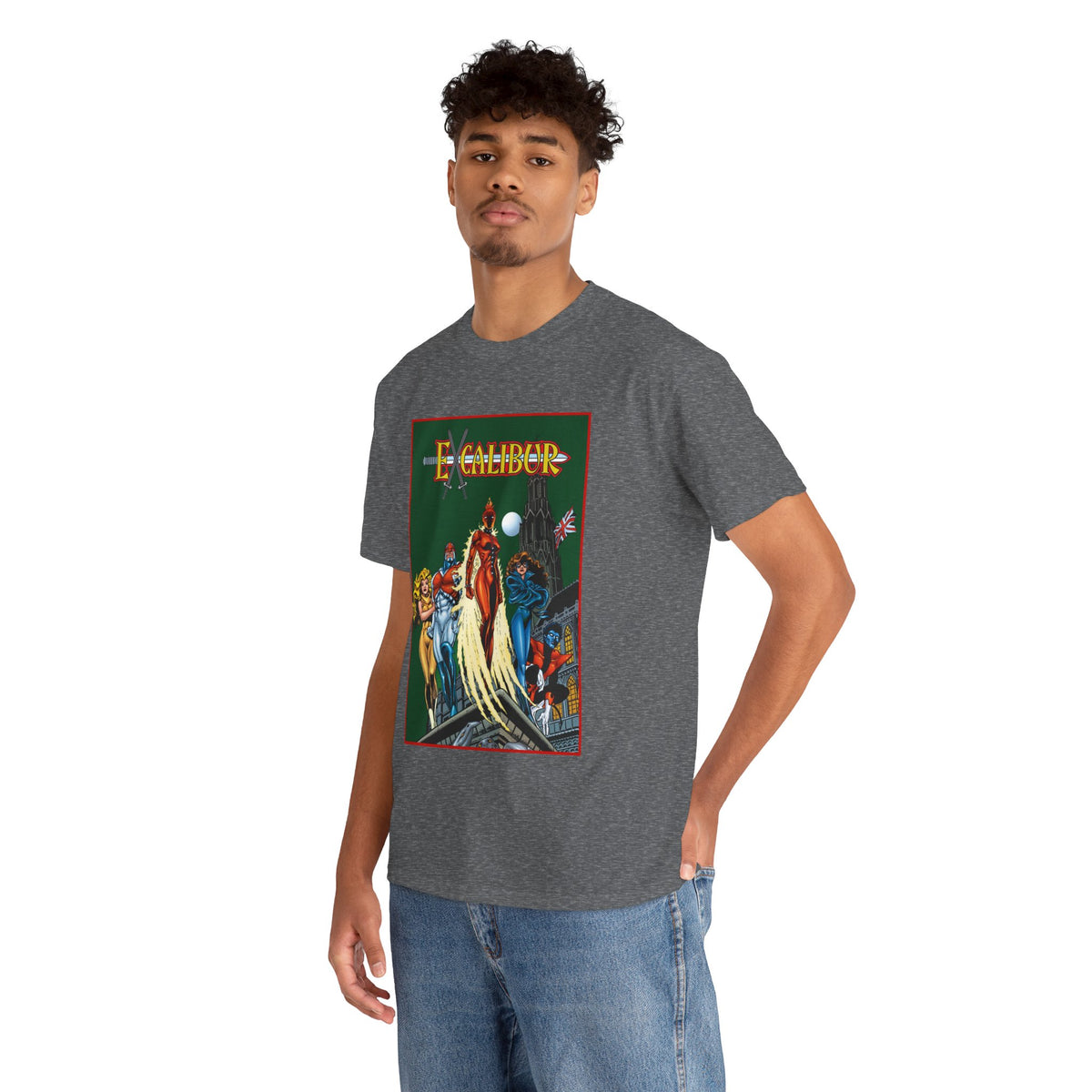 Excalibur T-Shirt - Nightcrawler, Phoenix, Captain Britain - Alan Davis Art - Marvel Comics