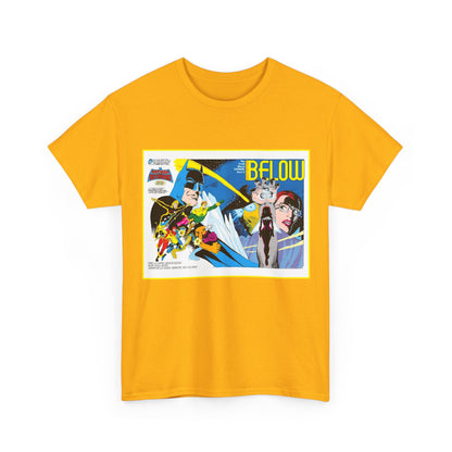 Batman & the Outsiders T-Shirt - Alan Davis Art - Promotional Poster - Looker, Halo, Katana, Geo-Force, Metamorpho, Black Lightning - DC Comics