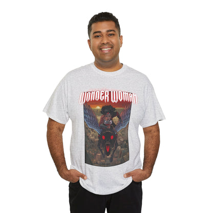 Absolute Wonder Woman T-Shirt - Hayden Sherman Art - DC Comics All-In - Raised in Hell by Circe - Riding Pegasus
