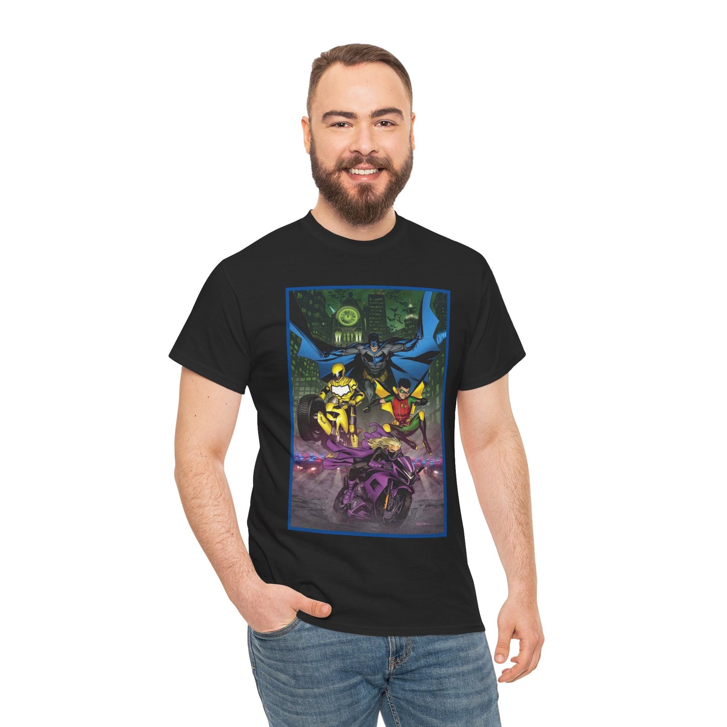 Batman, Robin, Spoiler, Signal T-Shirt - Ryan Sook Art - DC Comics