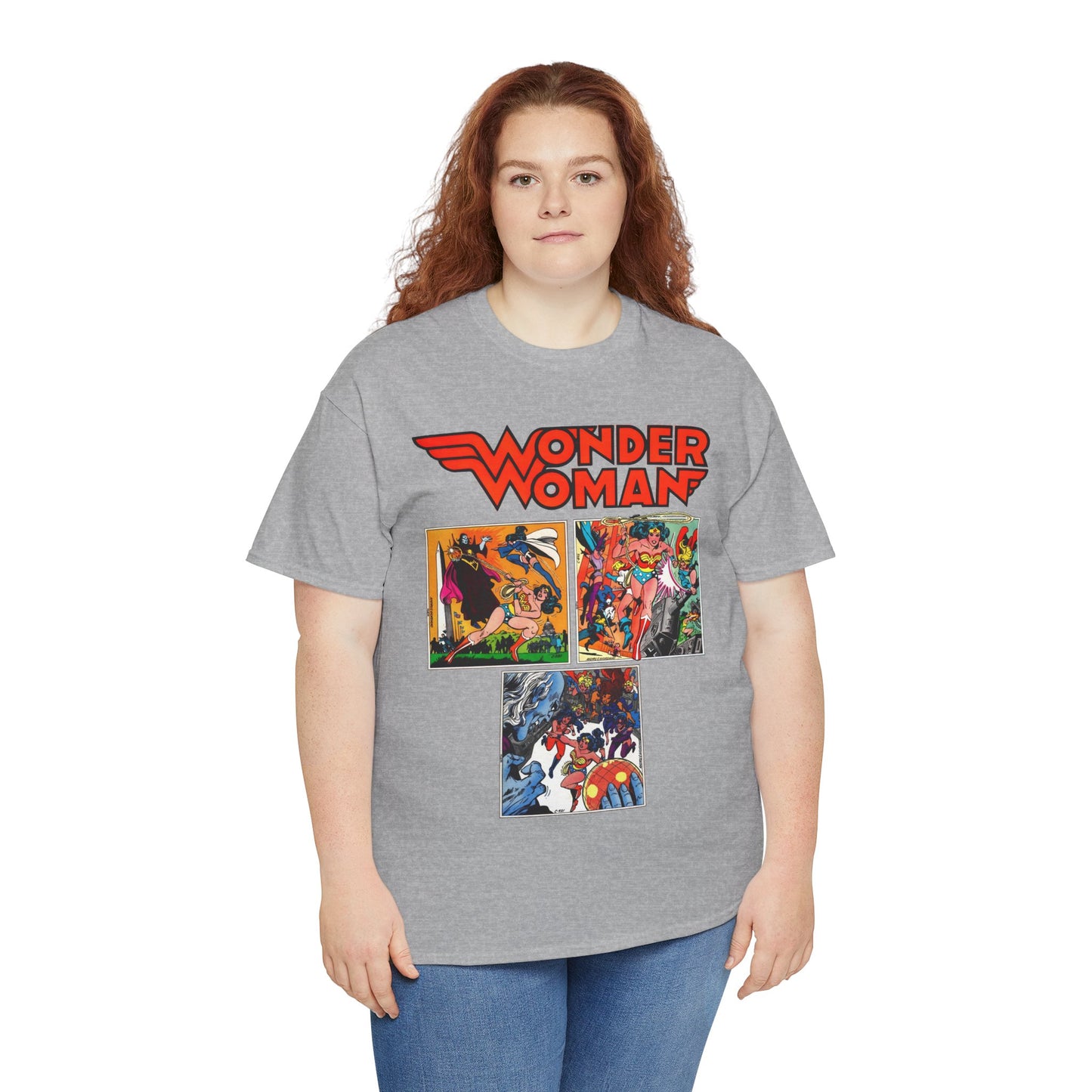 Wonder Woman T-Shirt - Ross Andru & Dick Giordano Art - Judgment in Infinity Story - Zatanna, Supergirl, Huntress, Power Girl, Raven, Wonder Girl, Starfire - DC Comics