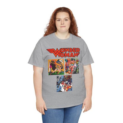 Wonder Woman T-Shirt - Ross Andru & Dick Giordano Art - Judgment in Infinity Story - Zatanna, Supergirl, Huntress, Power Girl, Raven, Wonder Girl, Starfire - DC Comics