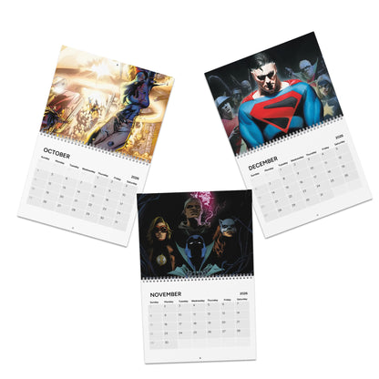JSA Calendar (2026) - Justice Society of America - Dr Fate, Huntress, Hawkman, Green Lantern, Power Girl, Wildcat - DC Comics