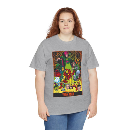 Iron Man T-Shirt - Bob Layton Art - Tony Stark - Ultron, Doctor Doom, The Mandarin, The Beetle - Marvel Comics
