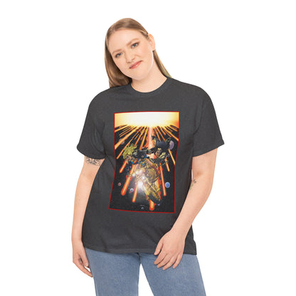 Supergirl & Lobo T-Shirt - George Perez Art - Brave and the Bold #4 Cover Art - 2026 Movie with Milly Alcock and Jason Momoa - DC Comics