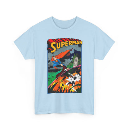 Superman T-Shirt - Mike Mignola Art - Vs Silver Banshee - DC Comics