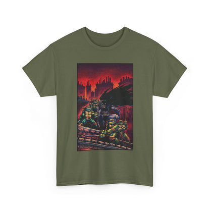 Batman & Teenage Mutant Ninja Turtles T-Shirt - Kevin Eastman Art - TNMT - DC Comics