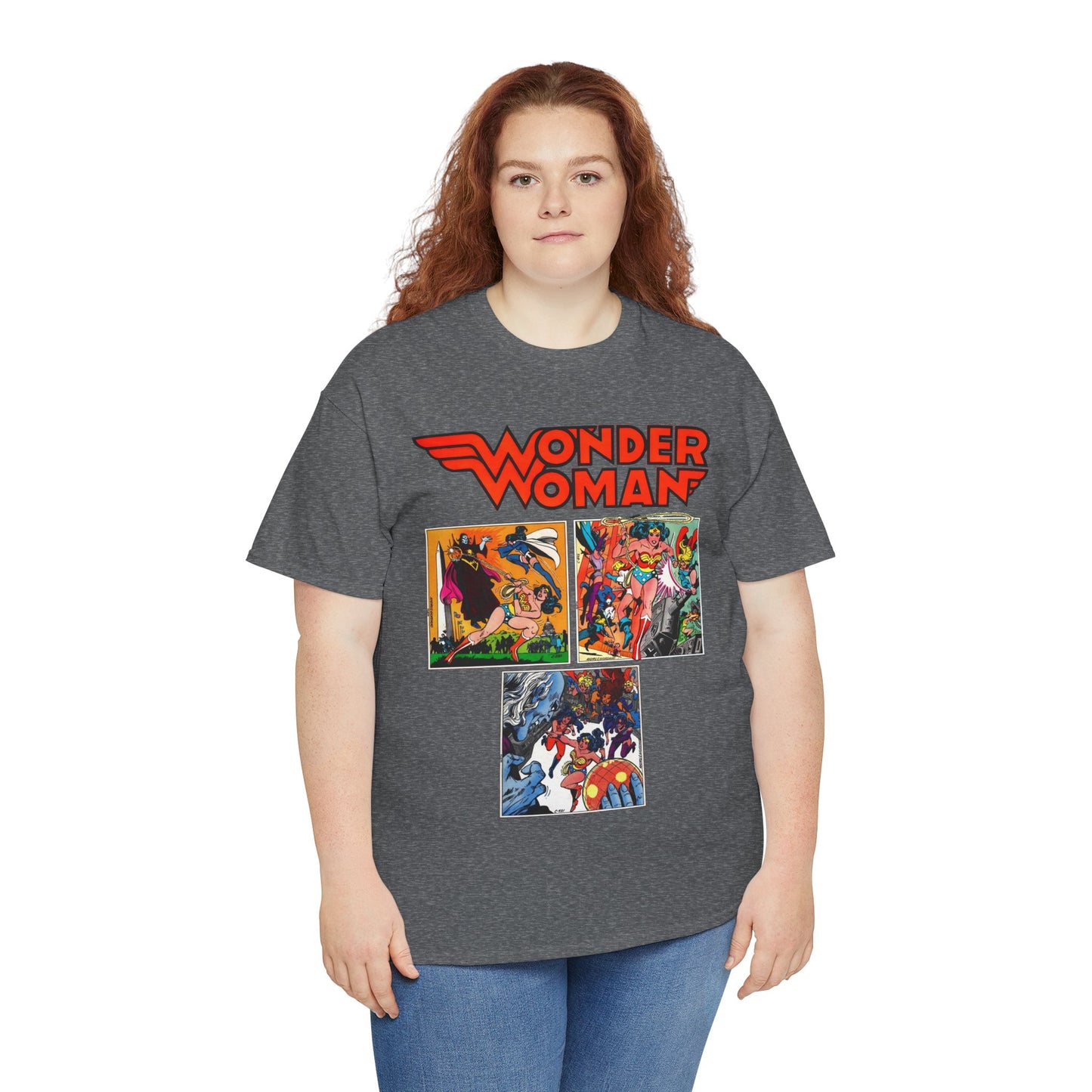Wonder Woman T-Shirt - Ross Andru & Dick Giordano Art - Judgment in Infinity Story - Zatanna, Supergirl, Huntress, Power Girl, Raven, Wonder Girl, Starfire - DC Comics
