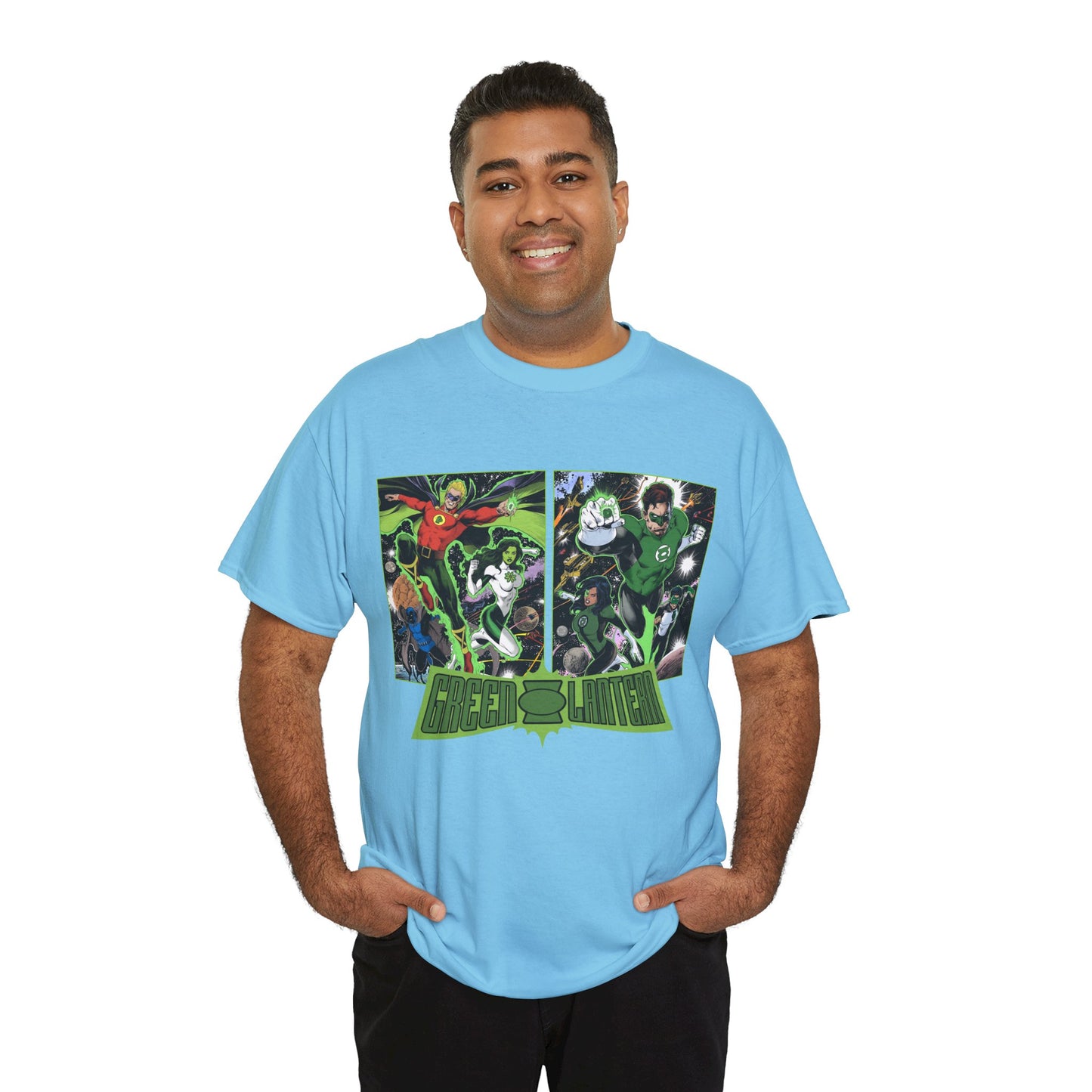 Green Lantern T-Shirt - Alan Scott, Jade, Obsidian, Hal Jordan, Jessica Cruz, Kyle Rayner - The Corps - DC Comics