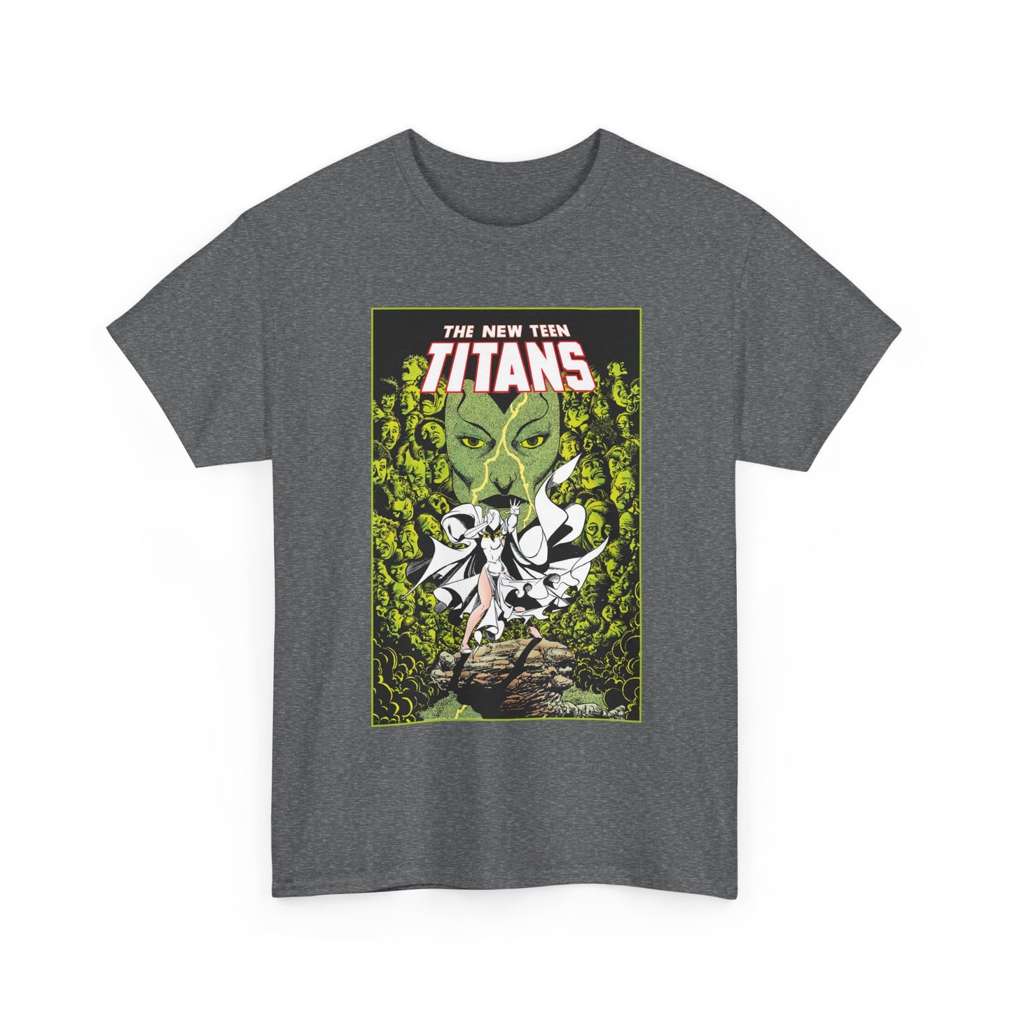Raven T-Shirt - George Perez Art - New Teen Titans - Versus Phobia - White Raven Costume - DC Comics
