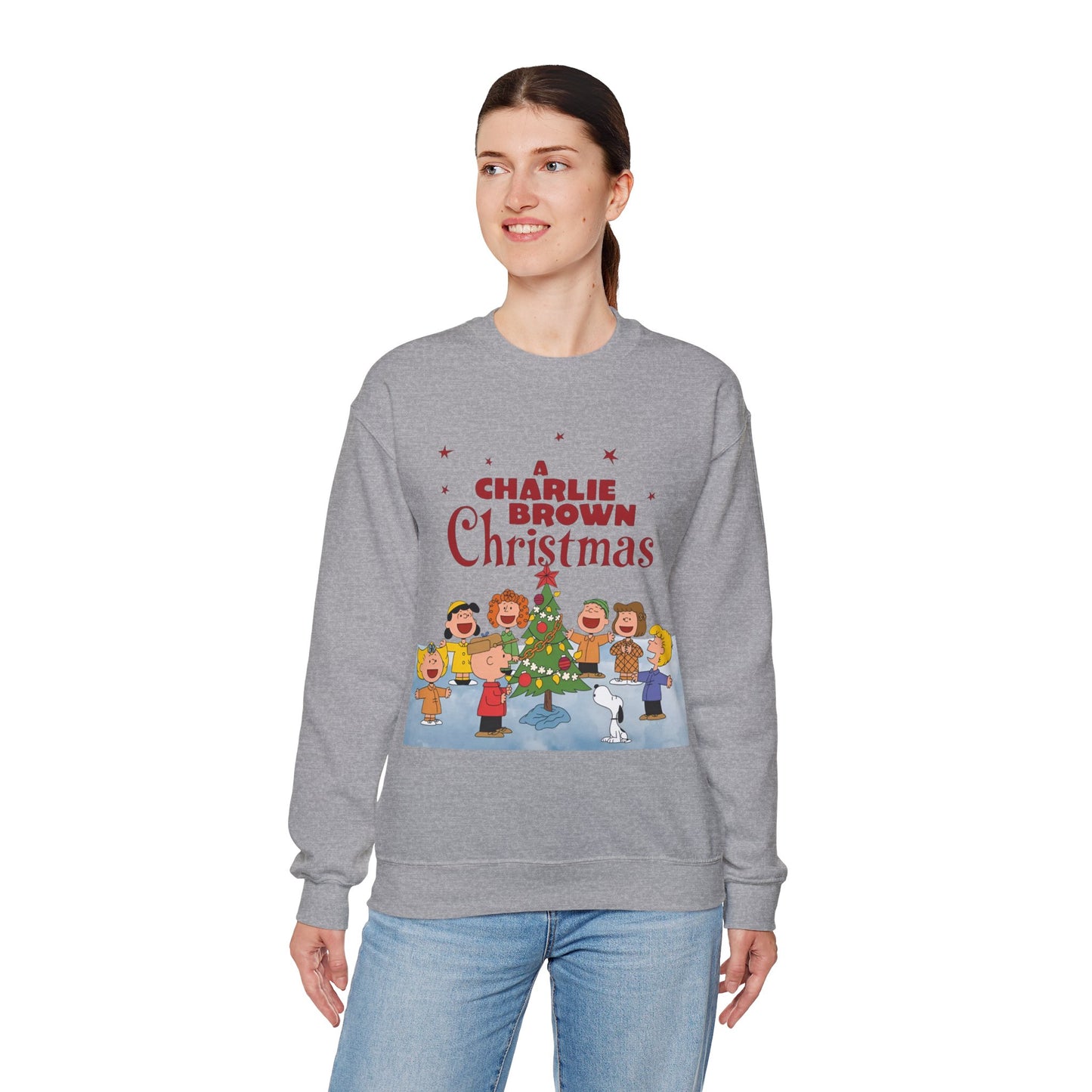 A Charlie Brown Christmas Crewneck Sweatshirt - Snoopy, Lucy, Linus, Sally, Schroeder