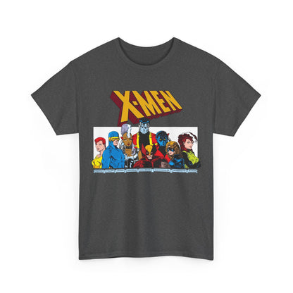 X-Men T-Shirt - Arthur Adams Art - Cyclops, Nightcrawler, Storm, Wolverine, Shadowcat, Phoenix (Rachel Summers), Colossus, Rogue - Marvel Comics