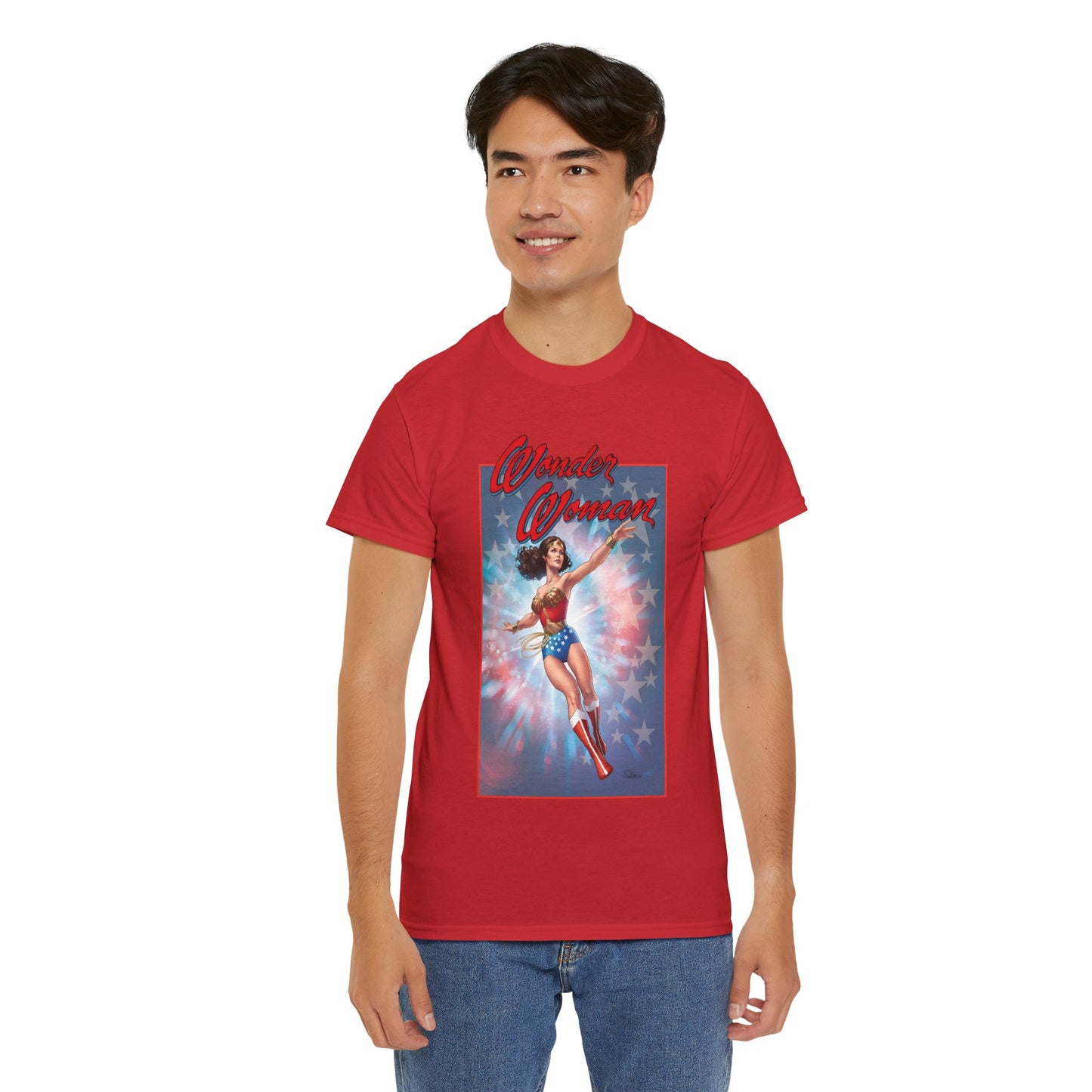Wonder Woman '77 T-Shirt - Nicola Scott Art - Comic Book Based on the 1970s TV Series with Lynda Carter - DC Comics