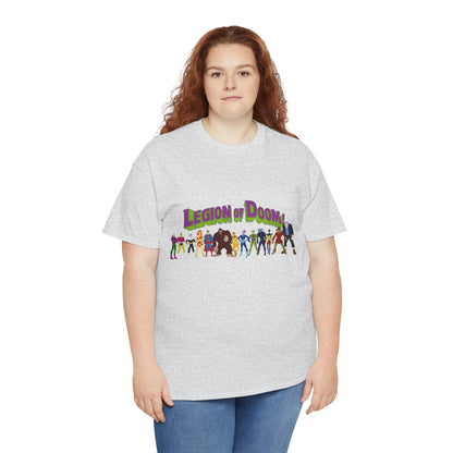Legion of Doom T-Shirt - Super Friends Villains - Lex Luthor, Giganta, Scarecrow, Grodd, Brainiac, Riddler, Sinestro, Cheetah - Hanna-Barbera Cartoon - Challenge of the Super Friends