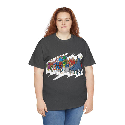 Batman T-Shirt - Neal Adams Art - Plastic Man, Sargon, Robin, Doom Patrol, Superboy, Legion of Super-Heroes - 100-Page Giant Cover Art - DC Comics